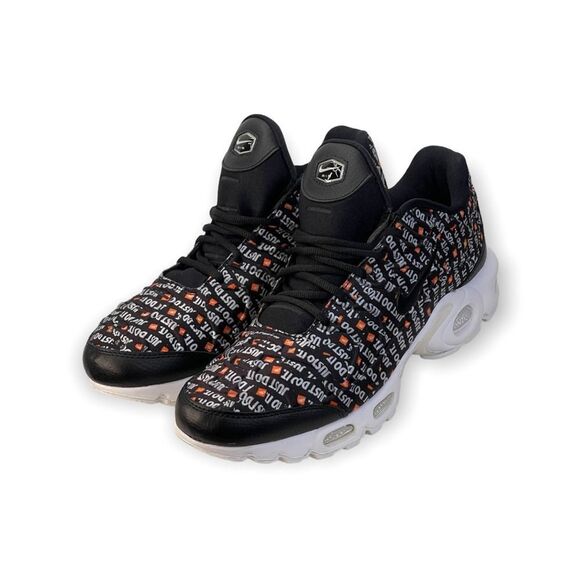 Nike Womens Air Max Plus Se Running Shoes Black 862201-007 Just Do It Lace Up 9 - Picture 1 of 12